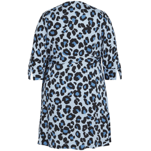 Vila Leopard Print Wrap Dress